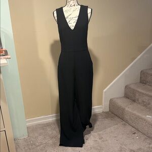 Elegant Black Sleeveless Jumpsuit